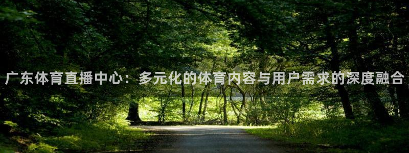 广东体育直播中心：多元化的体育内容与用户需求的深度融合