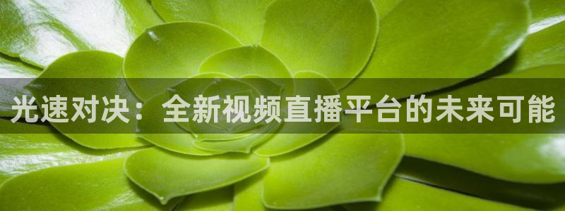 光速对决：全新视频直播平台的未来可能