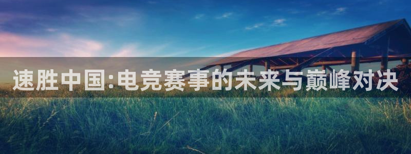 速胜中国:电竞赛事的未来与巅峰对决