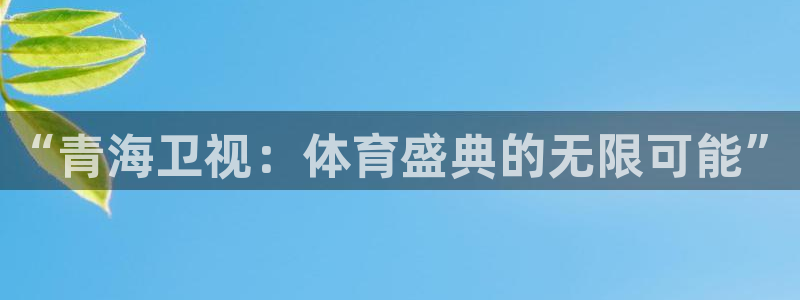 “青海卫视：体育盛典的无限可能”